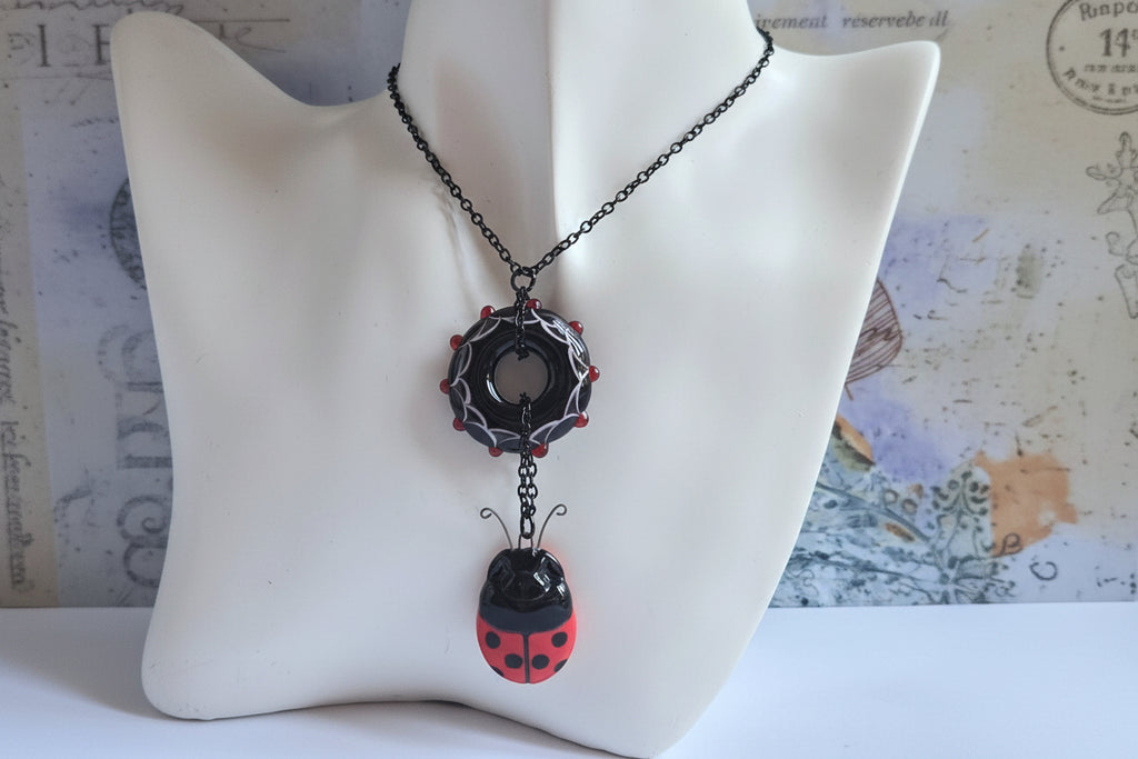 Ladybug necklace