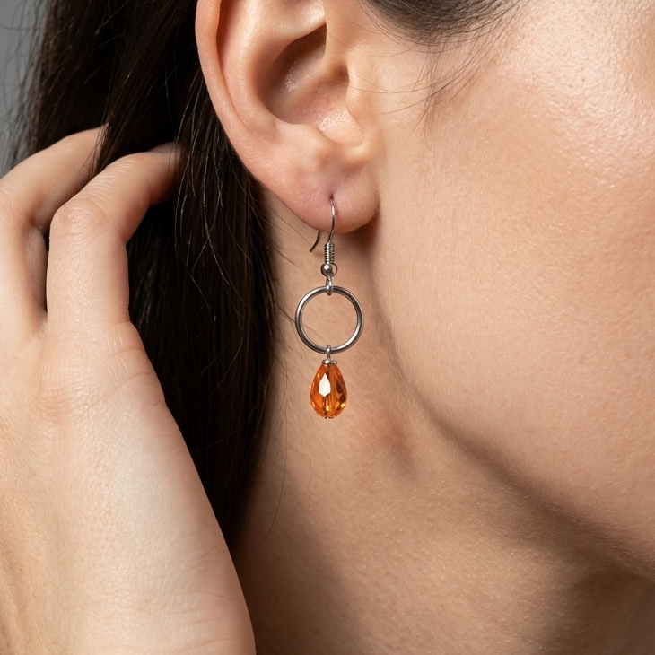 Teardrop earrings