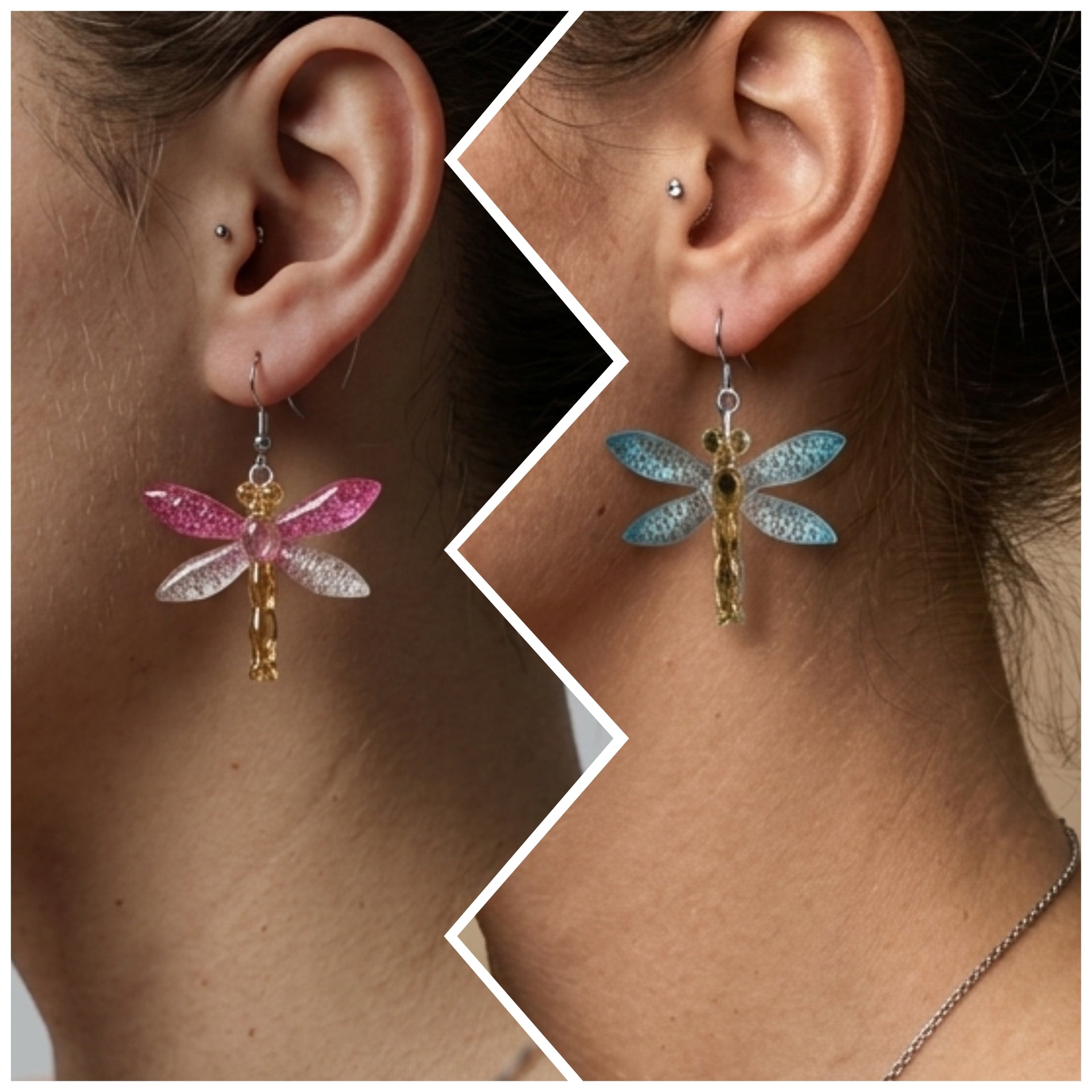 Dragonfly earrings