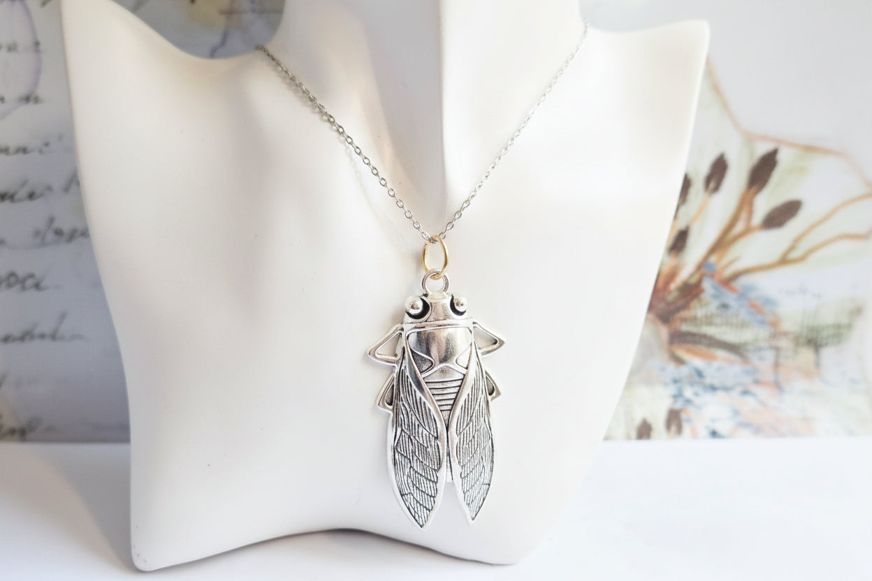 Cicada necklace