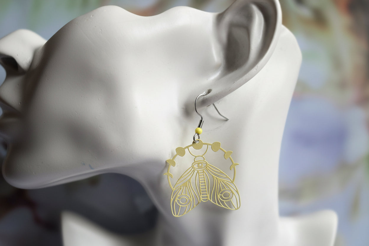 Moth Earrings