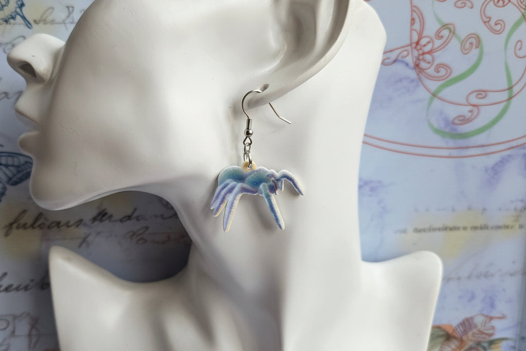 Tarantula earrings