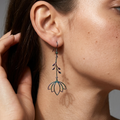 Flower earrings