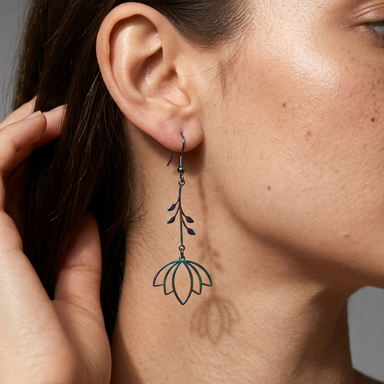 Flower earrings