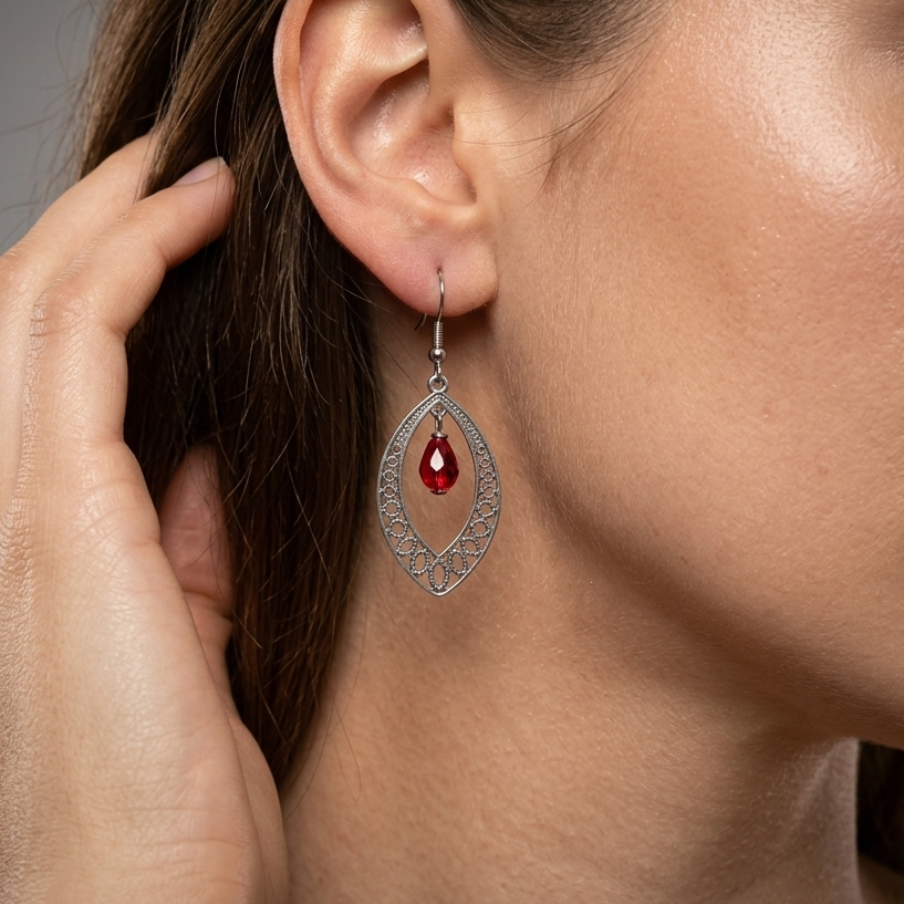 Crystal teardrop Earrings