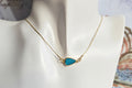 Opal minimalist necklace