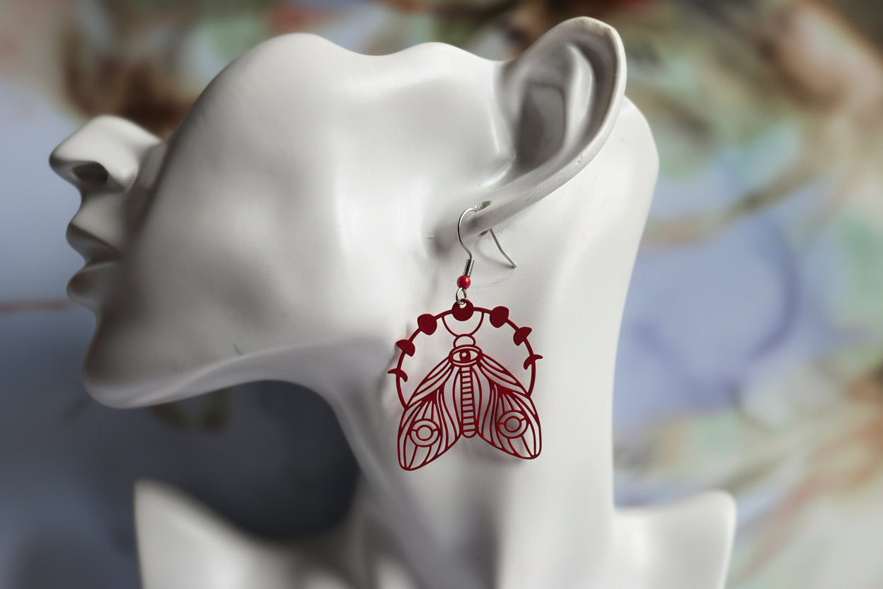 Moth Earrings