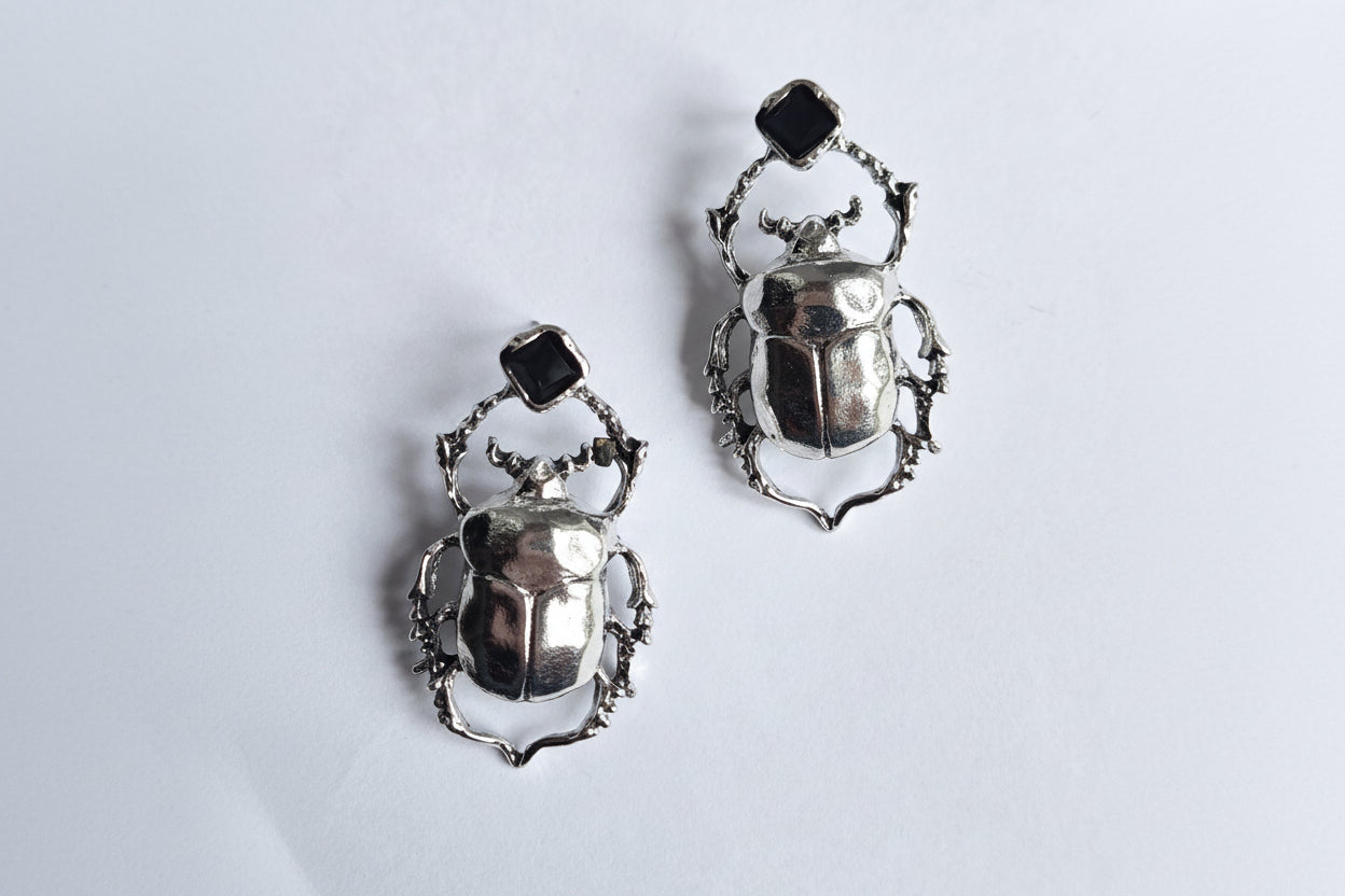 Beetle Earrings