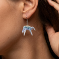 Tarantula earrings