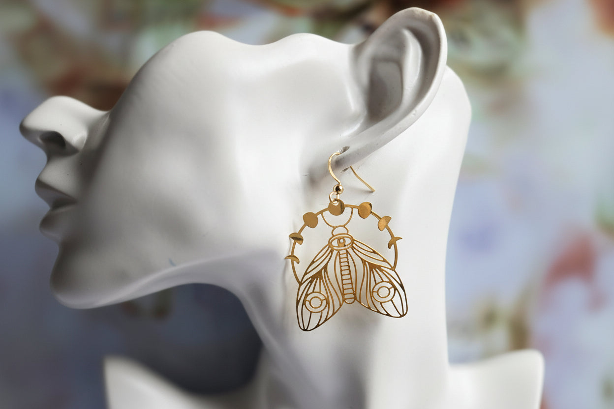 Moth Earrings