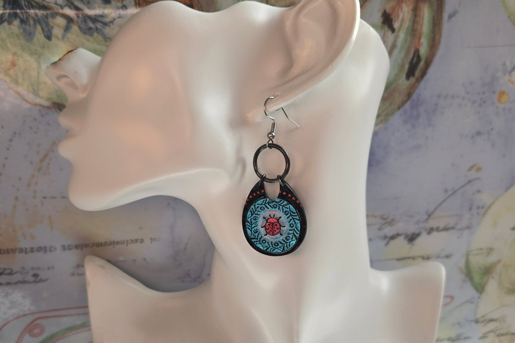 Ladybug earrings