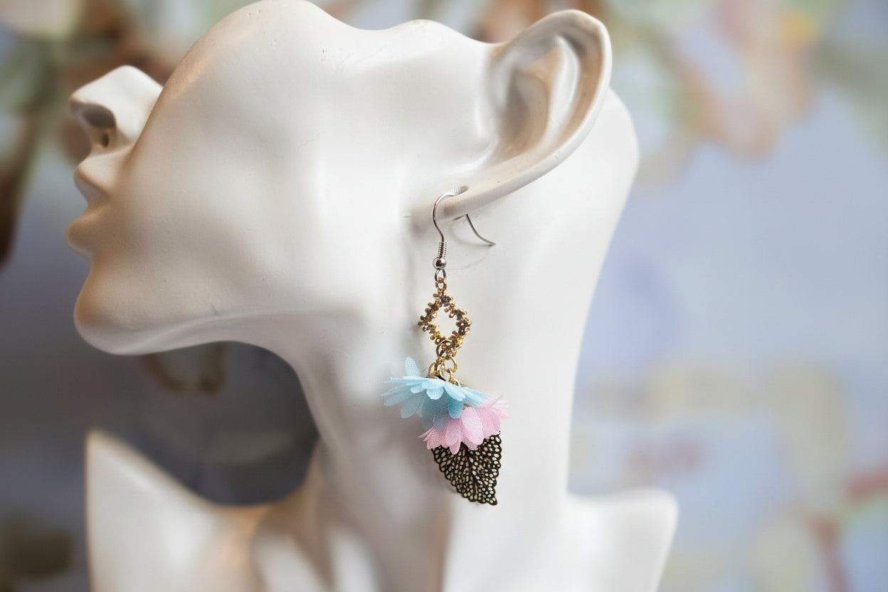 Flower earrings