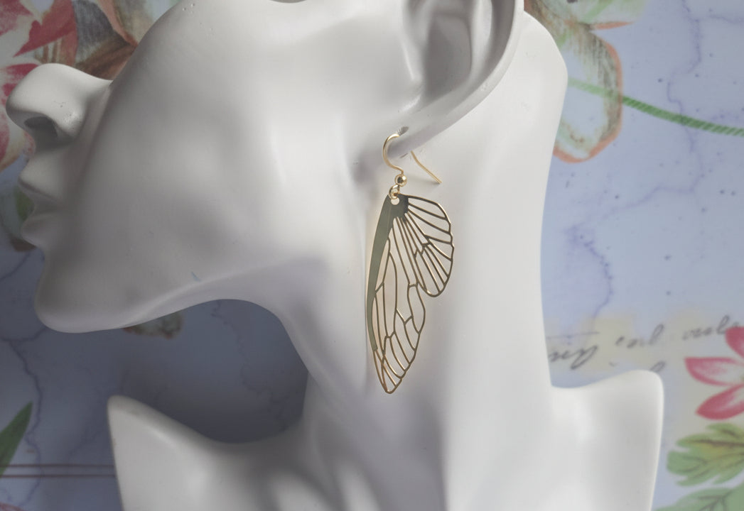 Butterfly wing earrings