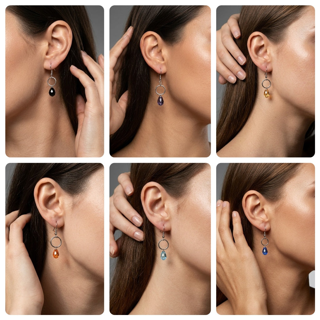 Teardrop earrings