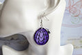 Spider egg earrings