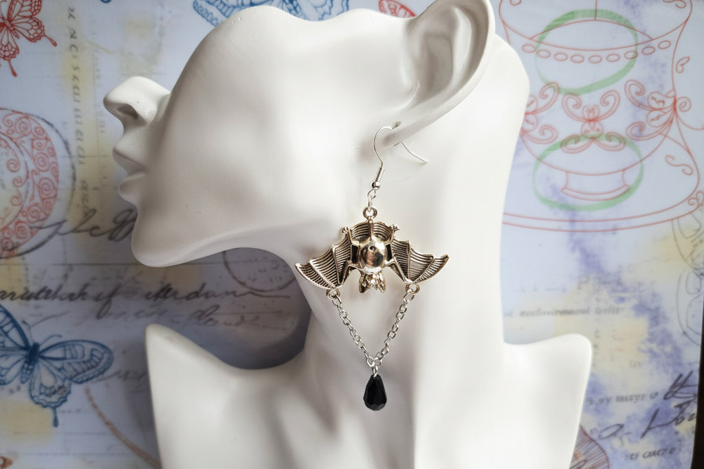 Bat earrings