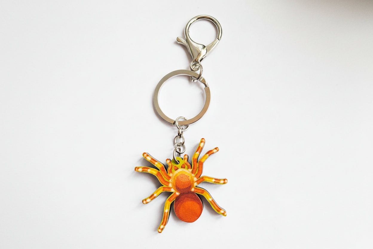 Tarantula keyring