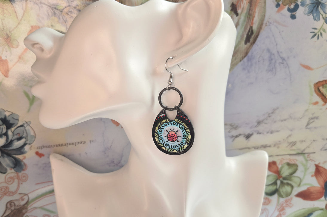Ladybug earrings