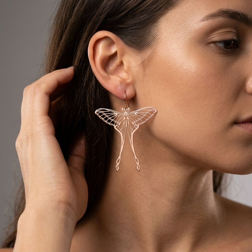 Luna Moth Earrings