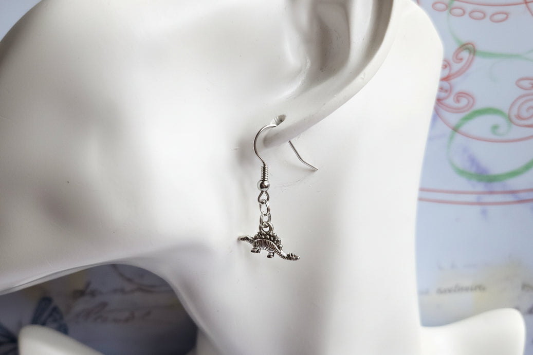 Dinosaur earrings