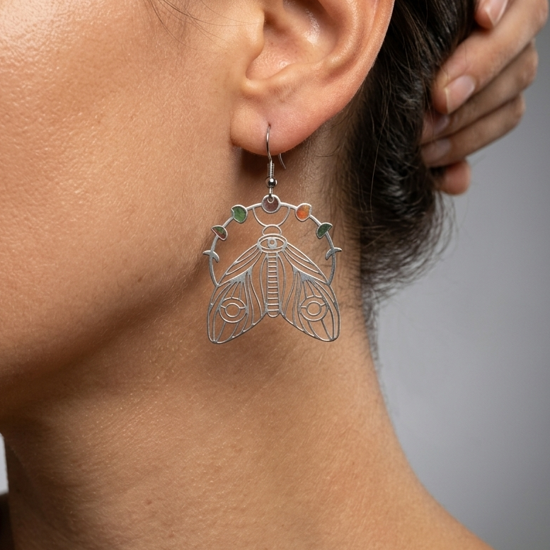Moth Earrings