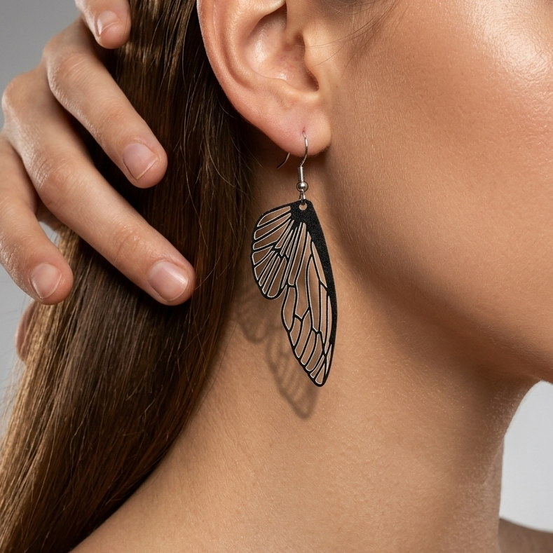 Butterfly wing earrings