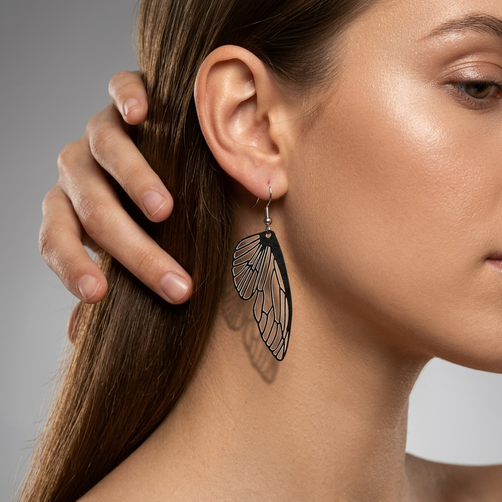 Butterfly wing earrings