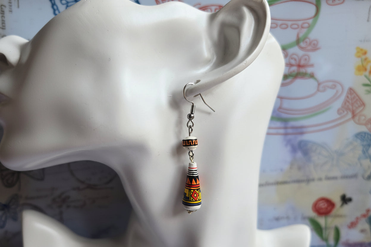 Peruvian beaded earrings