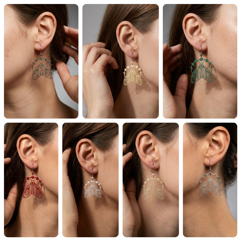 Moth Earrings