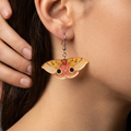 Moth earrings