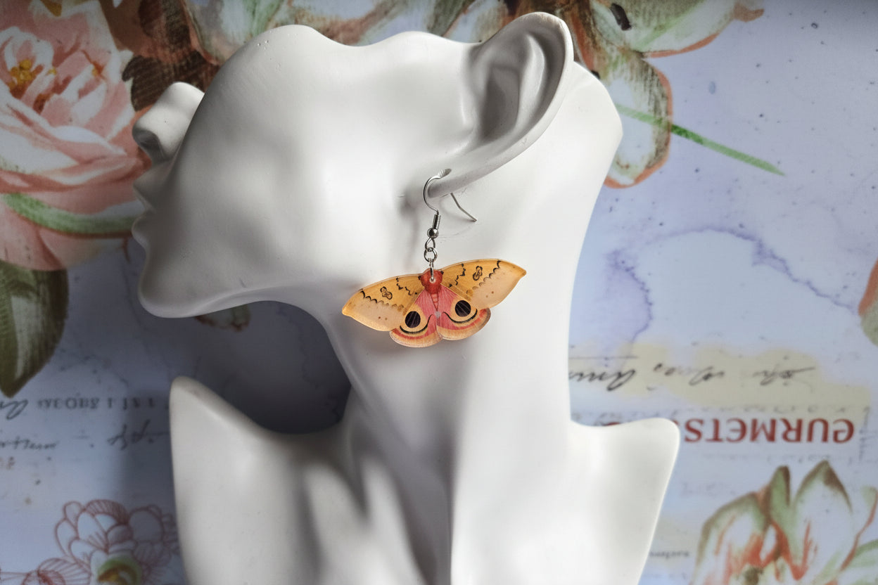 Moth earrings
