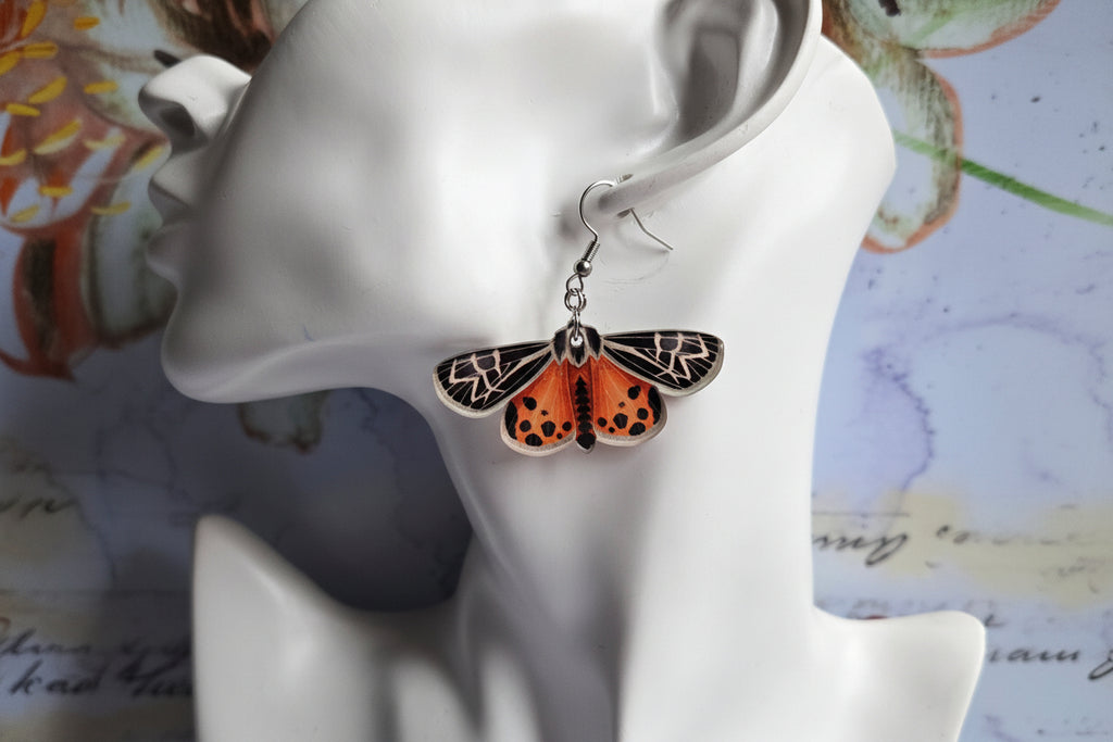 Moth earrings