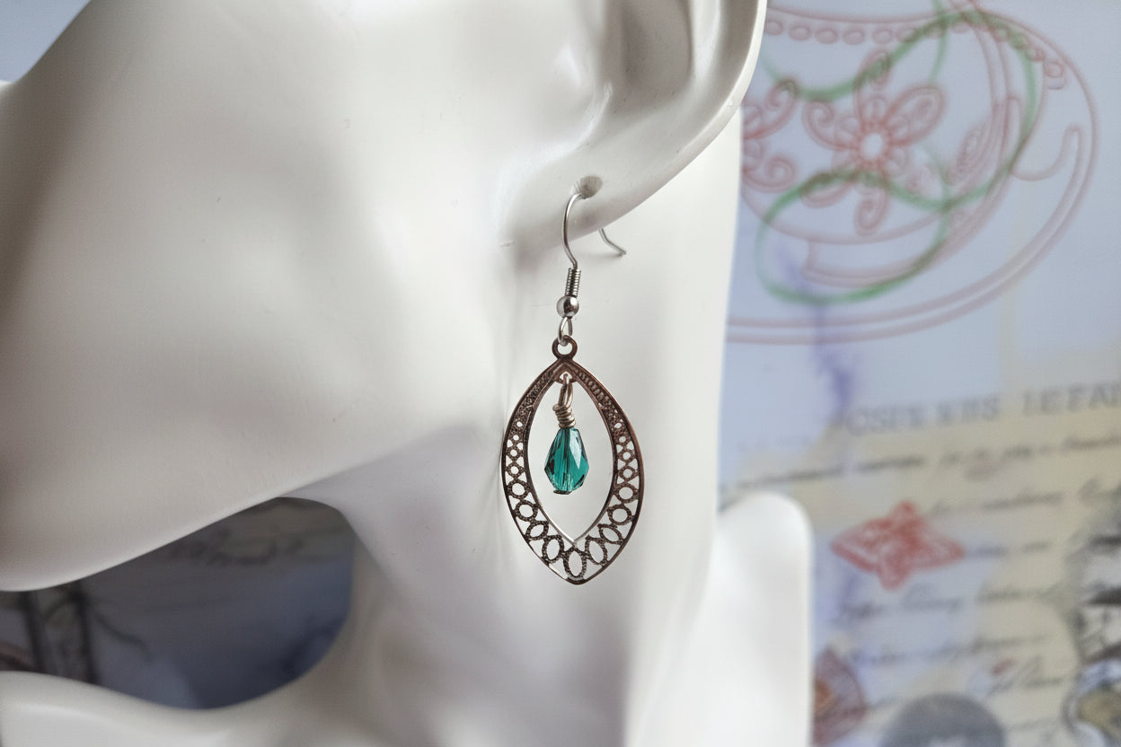 Crystal teardrop Earrings