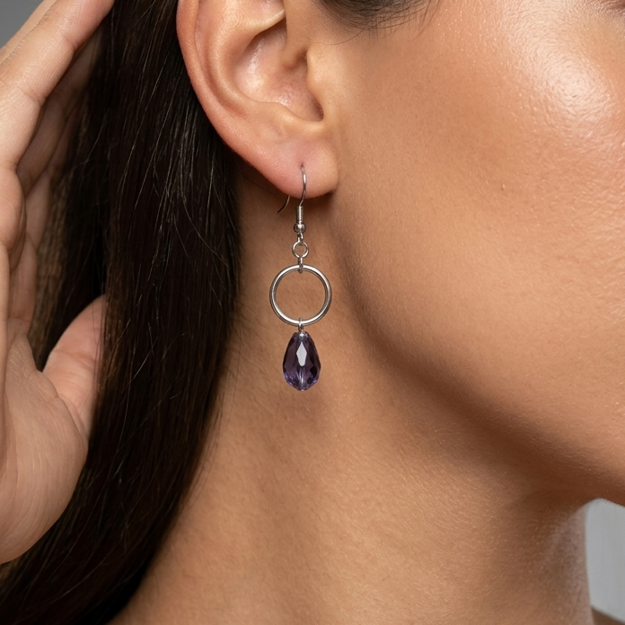 Teardrop earrings