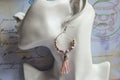 Beaded hoop earrings