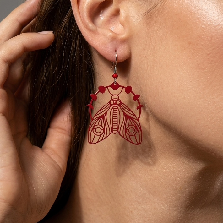 Moth Earrings