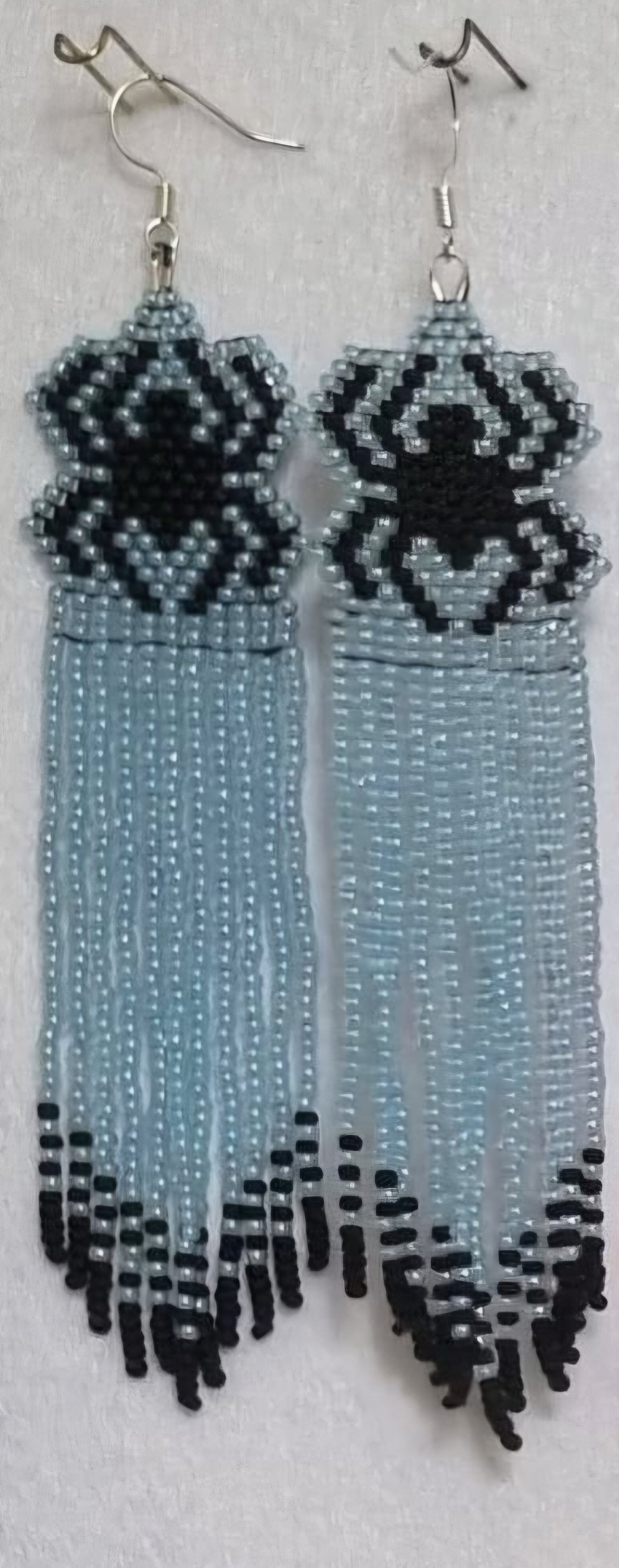 Beaded Spider Earrings