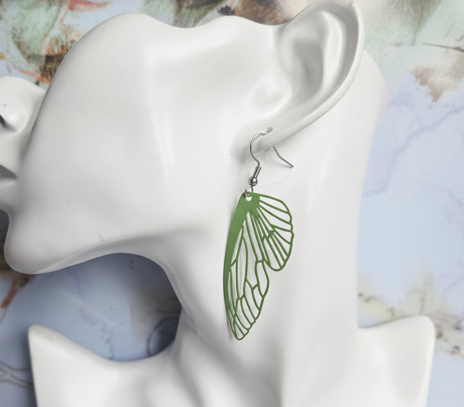 Butterfly wing earrings
