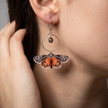 Moth earrings