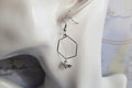 Bumblebee hexagon earrings