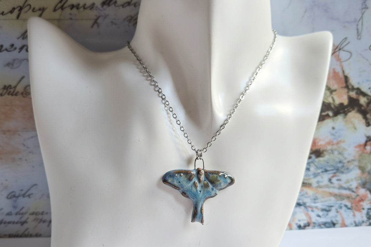Moth necklace