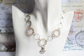 Dragonfly necklace and earrings set