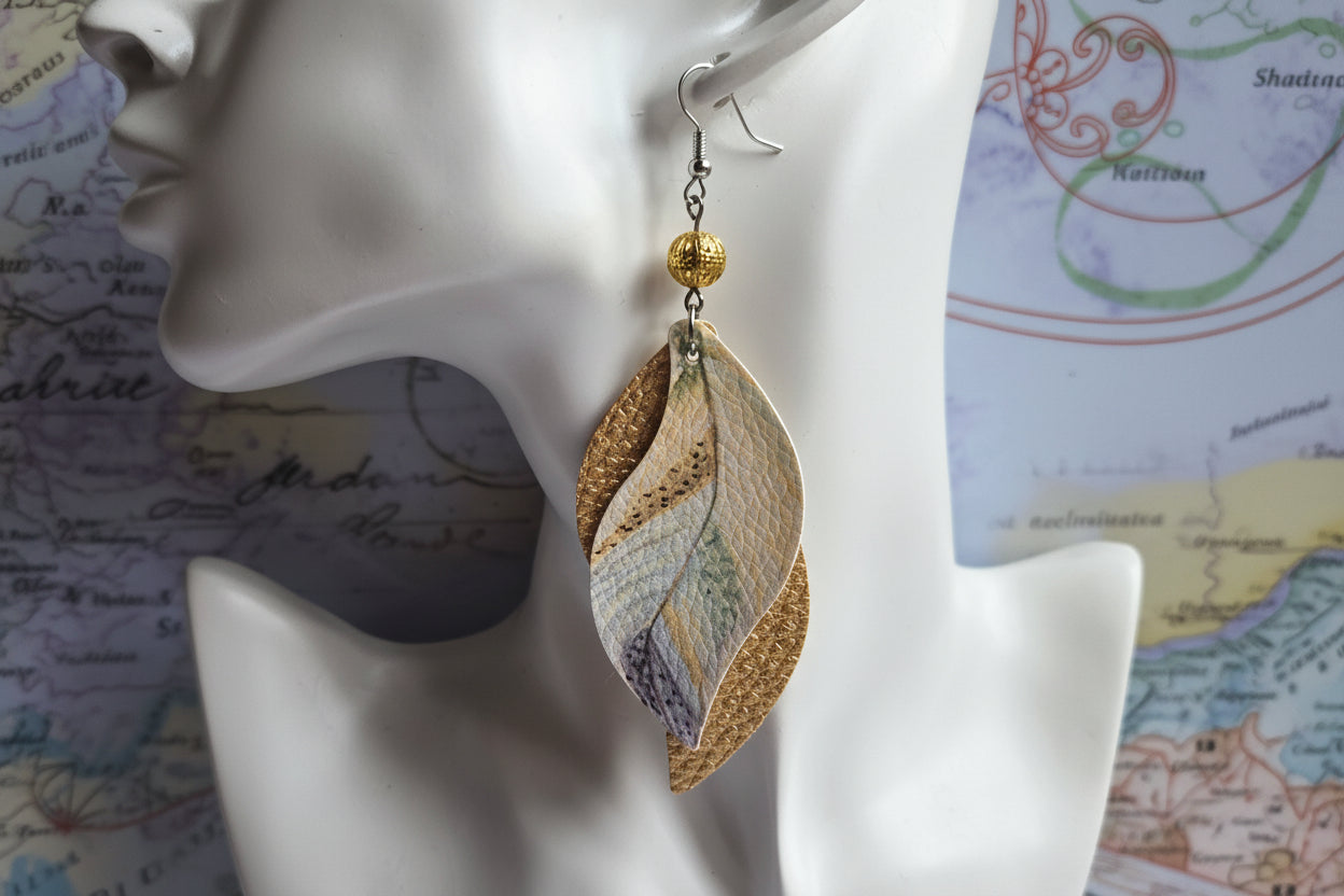 Feather earrings