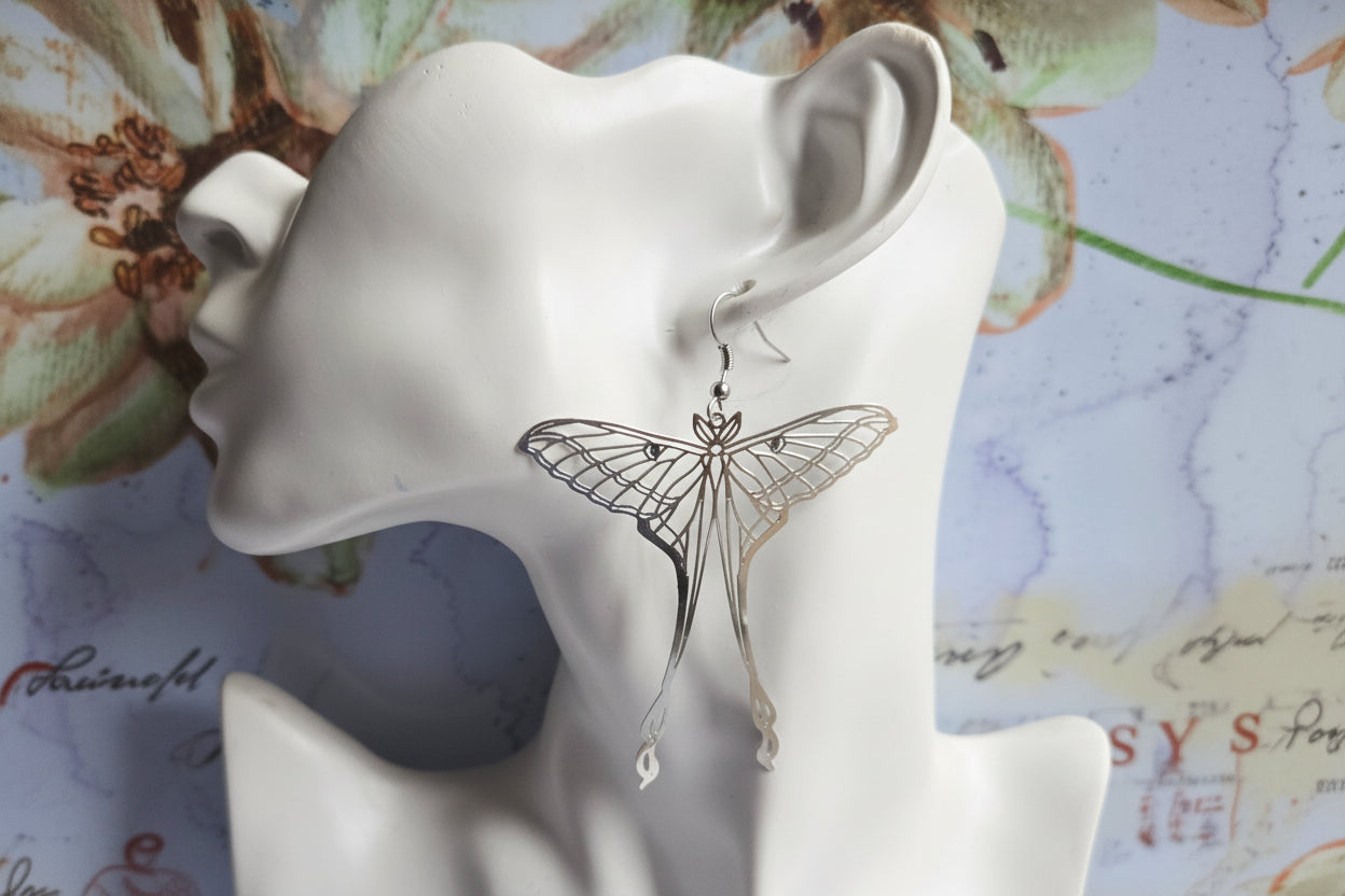 Luna Moth Earrings