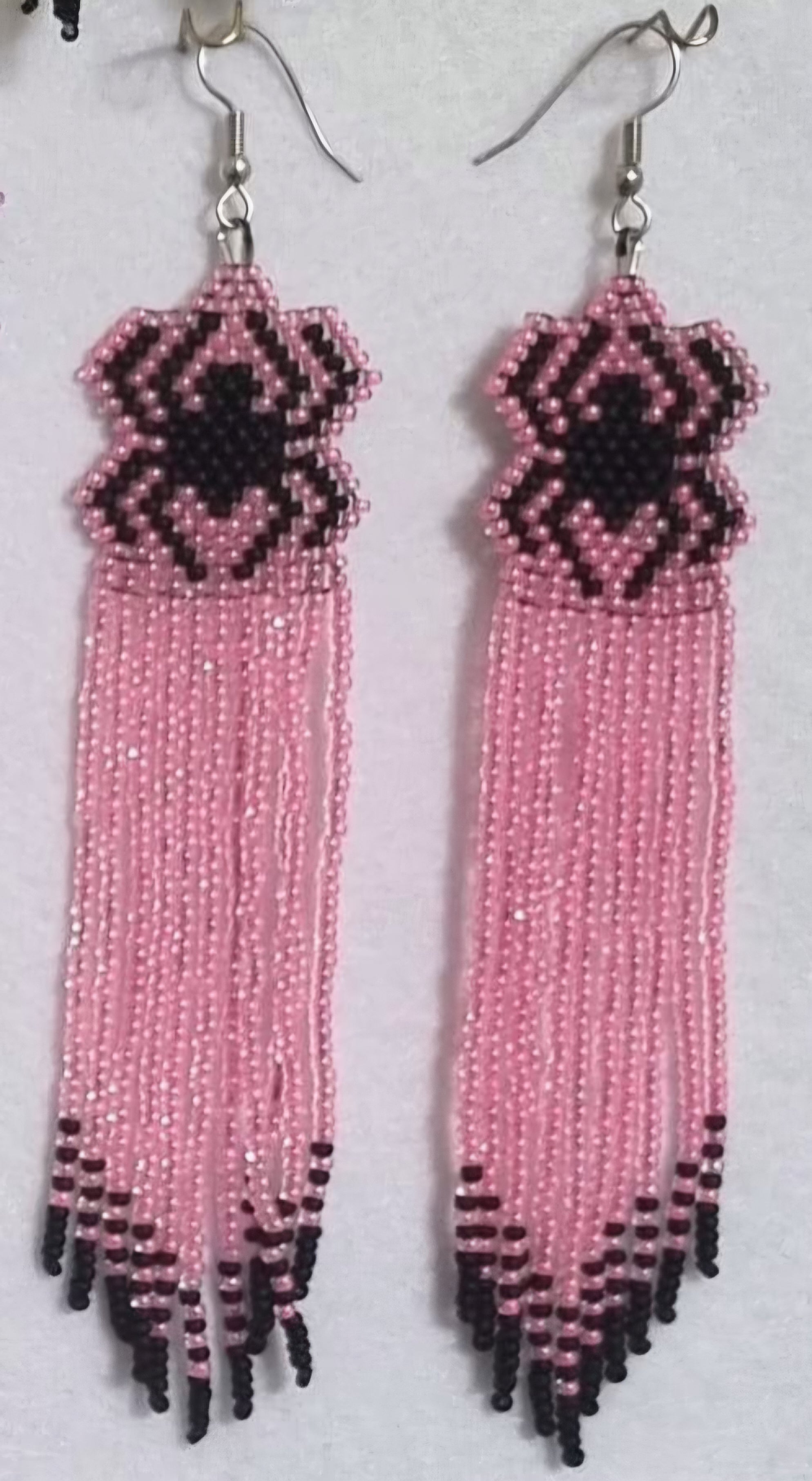 Beaded Spider Earrings
