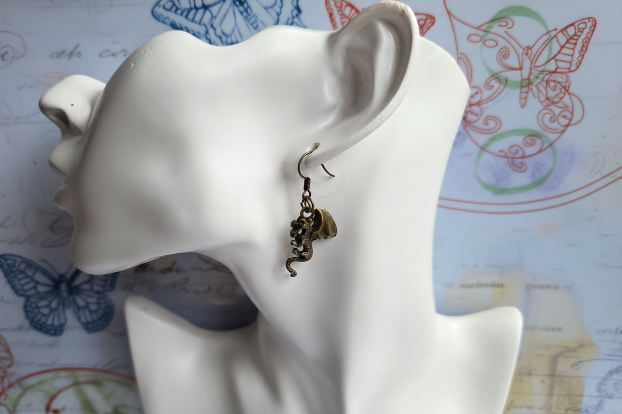 Dragon earrings