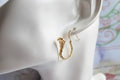 Cobra snake earrings