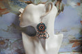 Beaded flower earrings