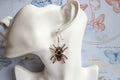 Tarantula earrings