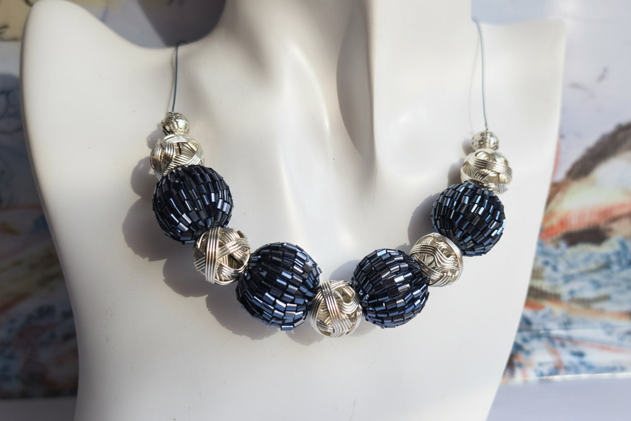 Large bead necklace